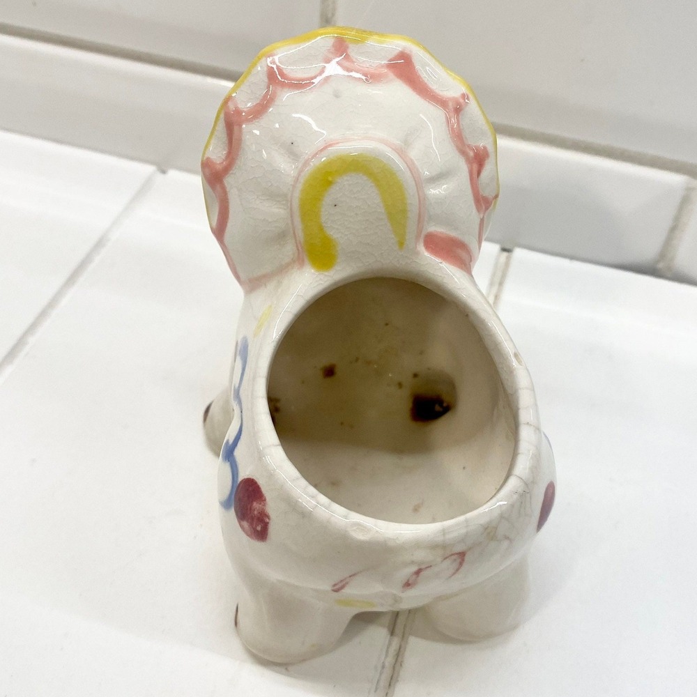 Vintage Anthropomorphic Piggy Planter, Made in Japan, Tiny Succulent Planter - Picture 9 of 11